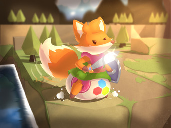 ambiguous_gender anthro big_diaper clean_diaper clothed clothing cloud_emanata detailed_background diaper diaper_puff dipstick_tail emanata featureless_feet featureless_hands feet fur gloves_(marking) grass holding_melee_weapon holding_object holding_shield holding_sword holding_weapon huge_diaper leg_markings lens_flare markings melee_weapon moss mountain multicolored_body multicolored_fur narrowed_eyes orange_body orange_fur orange_tail plant river rock shield socks_(marking) solo sword tail tail_markings tree two_tone_body two_tone_fur two_tone_tail weapon wearing_diaper white_body white_fur white_inner_ear white_tail white_tail_tip poofykitten tunic_(video_game) ruin_seeker canid canine fox mammal 2025 3d_(artwork) 4:3 absurd_res blender_(artwork) digital_media_(artwork) digital_painting_(artwork) hi_res huge_filesize mixed_media painting_(artwork)