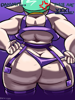 5_fingers angry arms_bent bare_shoulders big_breasts big_butt biped bra breasts butt cellulite clothed clothed_female clothed_humanoid clothing clothing_pull collar cross-popping_vein dialogue ears_aside ellipsis faceless_character faceless_female faceless_humanoid female fingers garter_belt garter_straps gradient_background green_hair hair highlights_(coloring) huge_butt huge_hips humanoid_pointy_ears legwear light_body light_hair light_skin lingerie mature_female mature_humanoid motion_lines motion_outline not_furry panties panty_pull pointy_ears profanity purple_background purple_bra purple_clothing purple_legwear purple_lingerie purple_panties purple_thigh_highs purple_underwear rear_view short_hair simple_background solo standing struggling_to_fit talking_to_self text text_emphasis thick_thighs thigh_highs underline underwear underwear_pull white_highlights wide_hipped_female wide_hipped_humanoid wide_hips year yellow_collar thesharkmancometh disney the_owl_house odalia_blight humanoid witch_(the_owl_house) 2023 digital_drawing_(artwork) digital_media_(artwork) english_text hi_res