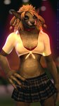 4_fingers alternate_species anthro black_clothing black_nose blonde_hair blurred_background bottomwear bra brown_body brown_fur clothing collar ears_back female fingers fur hair looking_at_viewer pigtails pivoted_ears red_bra red_clothing red_underwear skirt solo text underwear white_clothing yellow_eyes thatworgen blizzard_entertainment vampire_the_masquerade vampire_the_masquerade_bloodlines warcraft white_wolf_publishing world_of_darkness_(series) jeanette_voerman_(world_of_darkness) canid mammal vampire werecanid werecreature worgen 2022 3d_(artwork) 4k 9:16 absurd_res autodesk_3ds_max_(artwork) digital_media_(artwork) hi_res url watermark