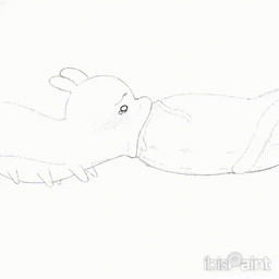 ambiguous_gender ambiguous_penetrated bestiality big_penis bodily_fluids deep_throat duo fellatio feral feral_penetrated genitals huge_penis human_on_feral human_penetrating human_penetrating_feral hyper hyper_genitalia hyper_penis interspecies living_condom male male/ambiguous male_penetrating male_penetrating_ambiguous oral oral_penetration penetration penile penis pose ridiculous_fit sex stretched_mouth tears vein veiny_penis glampistachio bits_and_bops ibispaint_(copyright) arthropod caterpillar flow_worms_(bits_and_bops) human insect larva mammal 1:1 2d_animation animated detailed digital_media_(artwork) low_res monochrome