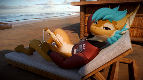 animal_genitalia animal_penis anthro beach bodily_fluids bottomless bottomless_male clothed clothing cum equine_genitalia equine_penis genital_fluids genitals looking_at_viewer male penis public public_exposure smile smirk solo sivacafterdark sivac_(nardoragon) nardoragon 16:9 3d_(artwork) 4k absurd_res digital_media_(artwork) hi_res widescreen