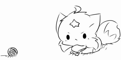 ambiguous_gender feral loaf low_framerate solo text deaic canid canine fox mammal 2016 animated animated_gif black_and_white chinese_text long_playtime monochrome sketch slideshow
