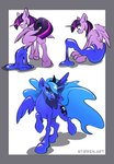 bound crown duo encasement female female/female feral goo_transformation hair headgear horn long_hair long_mane long_tail looking_at_viewer looking_down pose possession slime smug smug_face surprised_expression tail transformation wings stirren friendship_is_magic hasbro my_little_pony mythology princess_luna_(mlp) twilight_sparkle_(mlp) equid equine goo_creature horse mammal mythological_creature mythological_equine pony winged_unicorn hi_res sequence