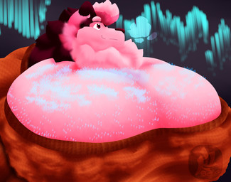 anthro aurora_(phenomenon) big_breasts big_muscles big_pecs breasts breath clothing crowd entrapment extreme_size_difference fluffy fur giga group hair head_tuft highlights_(coloring) huge_breasts huge_muscles huge_pecs hyper hyper_breasts hyper_moobs hyper_muscles hyper_pecs larger_pet macro male micro_climbing_macro moobs muscular muscular_male neck_tuft pecs pink_nose simple_background size_difference sweater sweater_hug topwear trapped_in_clothing tuft fujiyama_samoyed yanbara_(fujiyamasamoyed) alaskan_malamute canid canine canis deity domestic_dog mammal nordic_sled_dog spitz digital_media_(artwork) hi_res lineless shaded soft_shading watermark busty_boy_(lore)