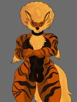 afro anthro anthrofied big_penis genitals male nude penis pokemorph solo panthra78 nintendo pokemon arcanine canid generation_1_pokemon mammal pokemon_(species) 3:4 absurd_res hi_res