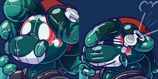 air_valve ambiguous_gender anthro deflation inflatable painted_on_eyes painted_on_smile permanent_smile seam_(sewing) simple_background solo transparent_background memopemo animate_inanimate arachnid arthropod living_inflatable spider absurd_res alpha_channel digital_media_(artwork) hi_res
