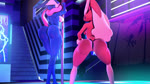 anthro big_butt breasts butt dancing duo female female_focus genitals inside neon nipples nude pole pussy red_eyes side_boob thick_thighs twerking pervertguy341 nintendo pokemon generation_4_pokemon generation_6_pokemon greninja lopunny pokemon_(species) 16:9 3d_(artwork) 3d_animation animated digital_media_(artwork) hi_res high_framerate loop no_sound short_playtime source_filmmaker_(artwork) webm widescreen