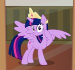 crown female hair headgear horn purple_eyes purple_hair solo tiara wings badumsquish friendship_is_magic hasbro my_little_pony mythology star_tracker_(mlp) twilight_sparkle_(mlp) equid equine mammal mythological_creature mythological_equine winged_unicorn hi_res