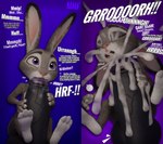 balls big_balls big_penis bodily_fluids cum cum_everywhere cum_on_face cumshot dialogue duo ejaculation fellatio female fertility_analysis genital_fluids genitals male male/female messy oral penile penis sex solo_focus sperm_cell text moorsheadfalling disney zootopia chief_bogo judy_hopps lagomorph leporid mammal rabbit 3d_(artwork) digital_media_(artwork) english_text hi_res