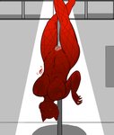 anthro bodily_fluids crystal female genital_fluids genitals nude pole pussy solo stripper stripper_pole upside_down vaginal_fluids yokamii superhot canid canine canis crystal_creature domestic_dog elemental_creature mammal mineral_fauna