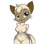 anthro blue_eyes breasts female genitals head_tuft innie_pussy looking_at_viewer navel nipples nude pussy simple_background smile solo tail thin_tail tuft white_background wide_hipped_female wide_hips kloudmutt hasbro littlest_pet_shop littlest_pet_shop_(2012) scout_kerry domestic_cat felid feline felis mammal siamese 1:1