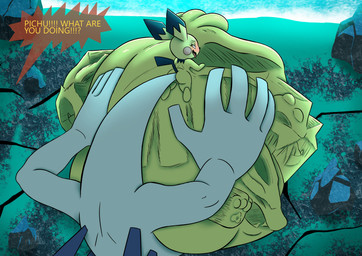 anal anal_vore female female_pred size_difference smaller_pred text vore poisonsneksoffie nintendo pokemon entei generation_2_pokemon legendary_pokemon lugia pichu pokemon_(species) raikou suicune absurd_res english_text hi_res