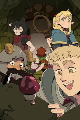 ambiguous_gender armor beard blonde_hair clothed clothing eyebrows facial_hair female fingers fungus fur green_eyes group hair humanoid_pointy_ears long_hair male mushroom mustache open_mouth pointy_ears smile teeth tongue toony topwear discount-supervillain delicious_in_dungeon chilchuck_tims izutsumi_(delicious_in_dungeon) laios_touden marcille_donato senshi_(delicious_in_dungeon) animal_humanoid cat_humanoid dwarf elemental_creature elf felid felid_humanoid feline feline_humanoid fungi_fauna halfling human humanoid mammal mammal_humanoid walking_mushroom digital_media_(artwork) hi_res