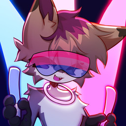 anthro glowstick male rave solo octoberrk remy_pawz canid canine canis domestic_dog herding_dog mammal pastoral_dog spitz swedish_vallhund hi_res
