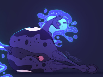 animal_genitalia animal_vulva anus butt dock_(anatomy) equine_anus equine_genitalia female female_feral feral genitals horn puffy_anus quadruped raised_tail rear_view simple_background solo tail tail_anus vulva wings pegasusyay friendship_is_magic hasbro my_little_pony mythology princess_luna_(mlp) equid equine horse mammal mythological_creature mythological_equine pony winged_unicorn 4:3 hi_res