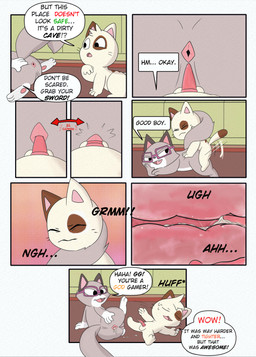 after_anal after_sex anal anal_penetration anal_request anus bad_parenting bodily_fluids cum cum_in_ass cum_inside dialogue duo female female_penetrated genital_fluids genitals internal internal_anal looking_pleasured male male/female male_penetrating male_penetrating_female penetration penile penile_penetration penis penis_in_ass sex text vulva x-ray_view young sanispifo the_gamercat glitch_(the_gamercat) pixel_(the_gamercat) felid feline mammal absurd_res comic english_text hi_res