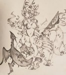 breasts elemental_manipulation female fire fire_manipulation gem solo wings ornella european_mythology greek_mythology mythology avian chimera mythological_avian mythological_bird mythological_creature mythological_firebird phoenix taur hi_res