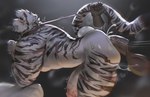 anal anal_penetration anthro anthro_penetrated balls barazoku bareback beard bent_over big_balls big_butt big_muscles big_penis bodily_fluids bubble_butt butt butt_jiggle butt_squish collar cum cum_in_ass cum_inside cum_splatter disembodied_hand disembodied_penis duo erection eyebrows facial_hair fur genital_fluids genitals glans grey_background hair huge_balls huge_butt huge_muscles huge_penis humanoid_genitalia humanoid_penis jiggling kemono leash leash_pull leashed_collar looking_back male male/male male_penetrated male_penetrating male_penetrating_male motion_lines muscular muscular_anthro muscular_male mustache narrowed_eyes nude penetration penile penile_penetration penis penis_in_ass saggy_balls scar sex side_view simple_background solo_focus squish standing stripes sweat teeth thick_arms thick_penis thick_thighs thrusting tongue tongue_out tuft vein huzzhuz arknights hypergryph studio_montagne mountain_(arknights) felid mammal pantherine tiger 2025 hi_res