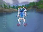 4:3 asphyxiation blubsuit boots clothing drowning fishing footwear generation_8_pokemon gloves handwear hi_res implied_permanent latex latex_boots latex_clothing latex_footwear latex_gloves latex_handwear latex_skinsuit nintendo nonlethal_drowning pokemon pokemon_(species) river rubber_clothing scorbunny shoes skinsuit slave star_art_hd starfoth_(character) taking_in_water tight_clothing