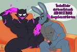 anthro big_penis furniture genitals humanoid_body_hair kissing male male/male masturbation mouth_closed muscular oral penis penis_kissing sofa vornyrabbit epic_games fortnite jeremy_garcia meowscles phantom_meowscles absurd_res flat_colors hi_res sketch