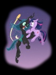 duo female feral fight fur hair horn multicolored_hair purple_body purple_fur purple_hair two_tone_hair andy_price friendship_is_magic hasbro my_little_pony mythology queen_chrysalis_(mlp) twilight_sparkle_(mlp) arthropod changeling equid equine mammal mythological_creature mythological_equine unicorn 2015 alpha_channel