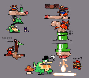 anthro antlers anus areola armless arrow_sign balls big_balls big_breasts big_butt big_penis black_clothing black_eyes black_hat black_headwear black_nose block blue_clothing blue_hoodie blue_topwear bodily_fluids bottomless breasts brown_body brown_clothing brown_ears brown_fur brown_hair brown_shirt brown_topwear brown_vest butt clothed clothing crouching cum cum_pool cumshot ejaculation eyes_closed facial_hair female flag flagpole fungus fur gameplay_mechanics genital_fluids genitals green_body green_scales green_tail grey_background group hair hat headgear headwear holding_object holding_pickaxe hoodie hooves horn huge_balls huge_breasts huge_butt huge_penis hyper hyper_balls hyper_genitalia hyper_penis jumping long_neck long_tongue looking_at_another looking_pleasured male masturbation multicolored_body multicolored_fur mushroom mustache nipples on_penis orange_areola orange_body orange_fur orange_hair orange_nipples orange_tail orgasm overalls partially_clothed penetrable_sex_toy penile penile_masturbation penis pickaxe pickaxe_(minecraft) pipe presenting presenting_hindquarters purple_body purple_fur purple_tail question_mark red_clothing red_hat red_headwear red_hoodie red_overalls red_topwear scales sex_toy shirt simple_background sitting standing tail tan_body tan_fur tan_tail text thick_thighs tongue topwear two_tone_body two_tone_tail vein veiny_penis vest vulva what white_antlers x_anus yellow_body yellow_nose yellow_scales yellow_tail superiorfox mario_bros microsoft minecraft mojang nintendo xbox_game_studios bob_(superiorfox) cain_(superiorfox) lucy_swallows mario soups_(superiorfox) alien canid canine canis creeper_(minecraft) deer domestic_cat felid feline felis fox mammal red_fox reptile scalie snake true_fox 2026 digital_media_(artwork) english_text model_sheet