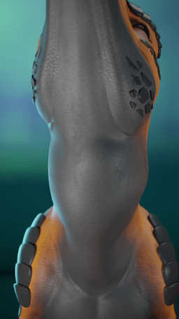 abdominal_bulge ambiguous_gender belly bodily_fluids feral feral_pred green_eyes mouth_shot neck_bulge open_mouth oral_vore orange_body orange_scales saliva saliva_on_tongue saliva_string scales solo sound_effects swallowing tongue vore nullart sound_warning jinnoaka_(modeler) dinosaur dromaeosaurid interceptor prehistoric_species reptile saurischian scalie theropod velociraptor 3d_(artwork) 3d_animation 9:16 animated digital_media_(artwork) hi_res high_framerate short_playtime sound video