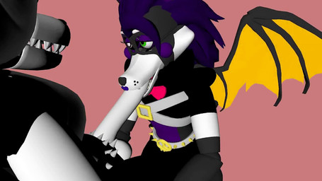 anthro blowjob_face duo female intersex intersex/female unknown_artist five_nights_at_freddy's five_nights_at_freddy's:_security_breach scottgames steel_wool_studios fan_character roxanne_wolf animated blender_(artwork) digital_media_(artwork) short_playtime video