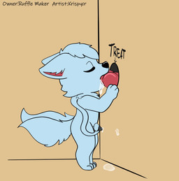 anthro bodily_fluids cum duo genital_fluids glory_hole knot male male/male krispycr changed_(video_game) ruffle_(rufflemaker) squid_dog_(changed) canid canine mammal hi_res