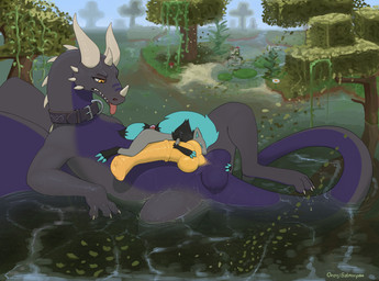 algae ambiguous_gender animal_genitalia animal_penis anthro anthro_on_feral apple_tree balls bestiality big_balls big_penis bone branch claws clothing collar dirt duo equine_genitalia equine_penis extreme_size_difference fangs feral fern flower fog foggy_background fruit_tree fungus genitals grey_body grey_skin hugging_penis hybrid_genitalia hybrid_penis knot knotted_equine_penis knotted_penis leaf lily_pad male male/ambiguous medial_ring mushroom nature nature_background oak_tree outside outside_sex penis plant ripples sand sex size_difference skeleton sky swamp swimming teeth tongue tree vines water wet wet_clothing conditional_dnp orenjisalmonpaw microsoft minecraft mojang mythology nintendo pokemon xbox_game_studios dragon generation_5_pokemon mythological_creature mythological_scalie pokemon_(species) scalie shiny_pokemon zoroark hi_res