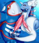 2014 anus blush cetacean dragonair erection fangs frottage half-closed_eyes herm horn intersex japanese_text kyogre legendary_pokémon marine nintendo open_mouth penetration penis pink_eyes pokémon pussy pussy_juice san_ruishin sex sharp_teeth tail_sex tapering_penis teeth text tongue translation_request underwater vaginal vaginal_penetration vein veiny_penis video_games water wet_pussy yellow_eyes
Rating: Explicit
Score: 0
User: Finchmaster
Date: March 01, 2014