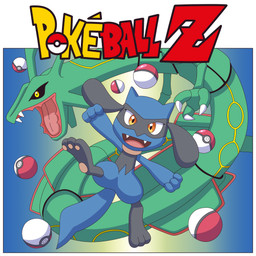ambiguous_gender anthro blue_body blue_fur duo feral fur green_body open_mouth smile yellow_eyes ragster_(artist) mythology nintendo pokemon canid canine dragon generation_3_pokemon generation_4_pokemon legendary_pokemon mammal mythological_creature mythological_scalie pokemon_(species) rayquaza riolu scalie 1:1 digital_media_(artwork) hi_res