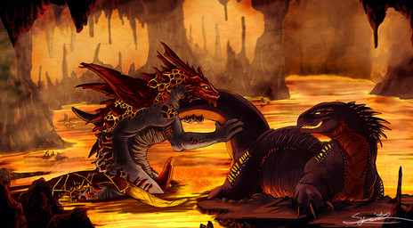 ambiguous_gender bone_crest cavern crest dragon duo erection eye_contact feral horn imminent_sex lava lying male nude on_front partially_submerged penis reptile scalie spikes spines stalactite stalagmite syrinoth tail_grab tapering_penis teeth warm_colors yellow_eyes
Rating: Explicit
Score: 12
User: Genjar
Date: May 04, 2014 ambiguous_gender bone_crest cavern crest dragon duo erection eye_contact feral horn imminent_sex lava lying male nude on_front partially_submerged penis reptile scalie spikes spines stalactite stalagmite syrinoth tail_grab tapering_penis teeth warm_colors yellow_eyes
Rating: Explicit
Score: 12
User: Genjar
Date: May 04, 2014