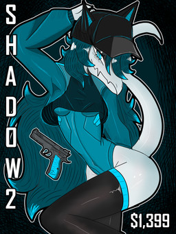 abstract_background anthro black_clothing black_legwear black_thigh_highs blue_clothing blue_eyes blue_hair blush bodysuit breasts clothing female front_view grey_body gun hair halter_top handgun head_turned legwear long_hair looking_at_viewer medium_breasts non-mammal_breasts pistol pose raised_arm ranged_weapon seductive side_butt skinsuit solo tail thigh_highs tight_clothing under_boob weapon gothgator0 scalie species_request 3:4 absurd_res colored hi_res pinup portrait shaded three-quarter_portrait