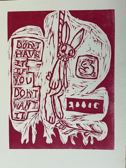 ambiguous_gender anthro death feral lynching moon noose solo speech_bubble suicidal_ideation suicide suicide_attempt text wheat woodblock_print iris_krane lagomorph leporid mammal rabbit 3:4 hi_res
