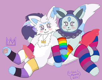 Rating: e
ID: 5669213
Date: 2025-06-26 15:43:12 -0400
Status: active
Score: 1
2025 absurd_res anthro balls bisexual_pride_colors blu_shiru_(lilacmonarch) blush bodily_fluids canid cheek_tuft claireon clothing crystal_ball digital_drawing_(artwork) digital_media_(artwork) duo facial_tuft fakemon footwear footwear_only forehead_gem fur fur_markings gem genital_fluids genitals hand_holding hi_res infineon jewelry knot lgbt_pride lgbt_pride_month lilacmonarch looking_at_viewer male male/male mammal markings mostly_nude necklace nintendo nonbinary_(lore) nonbinary_pride_colors penis pokemon pokemon_(species) precum presenting presenting_penis pride_colors rainbow_pride_colors sitting socks socks_only soren_(endershiru) tail tuft post #5669213