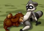 anthro anus balls butt cub deep_throat erection fellatio female feral interspecies lagomorph male mammal oral oral_sex penis pussy rabbit raccoon sex straight te young
Rating: Explicit
Score: 6
User: Thunderous
Date: April 12, 2014