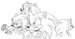 >_< angry anthro biped bodily_fluids clenched_teeth clothing cross-popping_vein crossed_arms eyes_closed gloves half-closed_eyes handwear male narrowed_eyes open_mouth solo sweat teeth vein marcus_larry sega sonic_the_hedgehog_(series) sonic_the_hedgehog eulipotyphlan hedgehog mammal 2020 black_and_white digital_media_(artwork) monochrome multiple_images sketch sketch_page