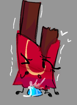 blue_dildo blush blush_lines bodily_fluids candy chocolate chocolate_sticks dessert dildo female food genital_fluids genitals grey_background heart_symbol masturbation not_furry one_eye_closed penetration sex_toy simple_background solo vaginal vaginal_fluids vaginal_penetration vulva zyxxenise burner_(osc) object_shows kit_(burner) food_creature hi_res