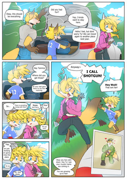 anthro blonde_hair blue_eyes clothed clothing cloud dialogue duo eyewear female glasses group hair male plant solo speech_bubble tail text tree trio young young_anthro young_female young_male galo henry_(tycloud) tammy_(tycloud) tycloud canid canine fox mammal absurd_res comic english_text hi_res multiple_scenes cousins_(lore) father_(lore) father_and_child_(lore) father_and_son_(lore) parent_(lore) parent_and_child_(lore) parent_and_son_(lore) son_(lore)