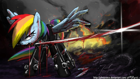 blood blue_fur bodysuit clothing crossover equine female feral fire friendship_is_magic fur gantz john_joseco katana mammal my_little_pony pegasus rainbow_dash_(mlp) skinsuit smoke solo sword weapon wings
Rating: Safe
Score: 17
User: Andrei_Denisov
Date: July 19, 2011 blood blue_fur bodysuit clothing crossover equine female feral fire friendship_is_magic fur gantz john_joseco katana mammal my_little_pony pegasus rainbow_dash_(mlp) skinsuit smoke solo sword weapon wings
Rating: Safe
Score: 17
User: Andrei_Denisov
Date: July 19, 2011