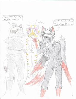 animal_genitalia anthro balls dominant dominant_anthro dominant_male feathered_wings feathers female genitals group hypnosis male master mind_control occult_symbol pentacle pentagram sheath slave stripes submissive submissive_anthro submissive_female symbol tail vulva wings drakky jessica_hubbard steelwings equid equine horse hybrid mammal zebra zebroid zorse colored_pencil_(artwork) sketch traditional_media_(artwork)