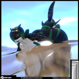anthro big_breasts big_butt breasts butt female huge_breasts huge_butt hyper non-mammal_breasts nude solo text endless_(artist) noir_(jennifer) aquatic fish shark 1:1 3d_(artwork) digital_media_(artwork) hi_res url