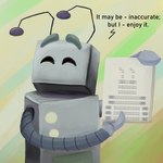 anthro biped dialogue eyes_closed grey_body machine solo text randomkooldude brok_the_investigator cowcat_games bolt_(brok_the_investigator) robot 1:1 2022 english_text hi_res