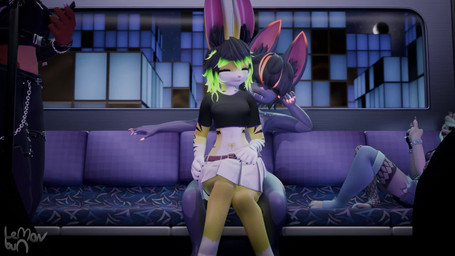 ambiguous_penetration anthro audible_ejaculation audible_throbbing being_watched belly belly_inflation black_hair black_stripes bodily_fluids bottomwear breasts clothing crop_top cum cum_inflation cum_inside cum_on_ground detailed_background duo duo_focus embarrassed exhibitionism eyes_closed fangs female fur genital_fluids glowing glowing_eyes green_eyes group hair heartbeat humiliation imminent_ejaculation inflation inside knot leaking_cum looking_at_another looking_pleasured male male/female multicolored_body multicolored_fur open_mouth open_smile orange_eyes penetration public public_humiliation public_nudity public_sex public_transportation sex shirt sitting_on_another skirt smile stealth_sex stripes stuck_knot taking_picture teeth topwear train two_tone_body two_tone_fur vehicle white_body white_fur yellow_body yellow_fur lemonbun blender_eevee lexxi_(lemonbun) bat lagomorph leporid mammal rabbit 16:9 2025 3d_(artwork) animated blender_(artwork) digital_media_(artwork) hi_res huge_filesize long_playtime sound watermark webm widescreen trans_(lore) trans_woman_(lore)