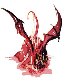 after_sex all_fours bat_wings black_hair bodily_fluids breasts bukkake butt cum cum_drip cum_dumpster cum_in_hair cum_in_mouth cum_inside cum_on_back cum_on_body cum_on_butt cum_on_face cum_on_ground cum_on_leg cum_on_tail dogeza drinking drinking_cum dripping excessive_cum excessive_genital_fluids eyes_closed female genital_fluids hair horn kneeling licking licking_cum licking_floor looking_pleasured loss_of_self medium_hair membrane_(anatomy) membranous_wings not_furry nude nude_female on_ground red_body red_skin simple_background slave solo spade_tail spread_legs spreading submissive submissive_female tail tongue tongue_out white_background wings popisya dota valve akasha_the_queen_of_pain queen_of_pain demon humanoid succubus full-length_portrait hi_res portrait