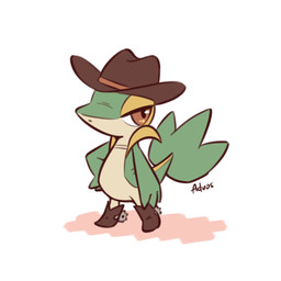 3_fingers ambiguous_gender anthro biped boots clothed clothed_ambiguous clothed_anthro clothing countershade_torso countershading cowboy cowboy_boots cowboy_hat fingers footwear front_view green_body green_tail hat headgear headwear looking_at_viewer orange_eyes shoes simple_background solo spurs standing tail advos nintendo pokemon generation_5_pokemon pokemon_(species) snivy 1:1 2026 digital_drawing_(artwork) digital_media_(artwork)