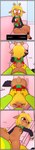 2_toes 4_fingers anal anal_penetration anthro antler_grab antlers aroused barefoot barely_visible_scar big_pupils blonde_hair blood blood_from_pussy blood_in_pussy blood_on_penis blush bodily_fluids bottomless bottomwear breasts broken_rape_victim buckteeth butt butt_from_the_front butt_grab candy_cane_panties checkered checkered_clothing checkered_topwear clitoris clothed clothing constricted_pupils crying cum cum_in_mouth cum_in_vagina cum_inside dilated_pupils discarded_clothing discarded_panties discarded_skirt discarded_underwear dominant dominant_male feet female fingers first_person_view forced freckles furniture gameplay_mechanics genital_fluids genitals glistening glistening_hair hair hand_on_butt hooved_plantigrade hooved_toes hooves horn interface irrumatio large_penetration looking_aside looking_at_viewer looking_away male male/female male_dominating_female male_pov navel nipples no_bra onomatopoeia oral oral_penetration panties pattern_clothing pattern_topwear penetration penile penile_penetration penis penis_in_mouth plantigrade pupils raised_clothing raised_shirt raised_topwear rape rear_view red_nose rough_sex scar scared scut_tail sex shaking shirt short_tail skirt small_breasts small_pupils snowgrave sofa sofa_sex sound_effects striped_clothing stripes sweat tail tears teeth text tight_fit toes topwear trembling underwear upskirt vaginal vaginal_penetration vulva welling_tears wound_on_hand e254e deltarune undertale_(series) kris_(deltarune) noelle_holiday deer human mammal new_world_deer reindeer absurd_res hi_res long_image tall_image
