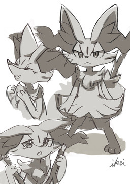 3_fingers 3_toes :3 ambiguous_anthro ambiguous_gender anthro arm_tuft biped blush blush_lines bodily_fluids cheek_tuft chest_tuft crying digitigrade ears_down eyes_closed facial_tuft fangs feet fingers flat_chested flesh_fang front_view hip_tuft holding_object holding_stick inner_ear_fluff looking_at_viewer nude_ambiguous nude_anthro object_in_tail open_mouth open_smile pivoted_ears shoulder_tuft simple_background smile solo standing stick stick_in_tail tail tapering_snout tears teeth toes tuft white_background ikei nintendo pokemon braixen canid generation_6_pokemon mammal pokemon_(species) 2021 bust_portrait digital_drawing_(artwork) digital_media_(artwork) full-length_portrait greyscale hi_res monochrome multiple_scenes portrait signature sketch