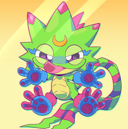 against_surface anthro blep clinging clothing glass gloves green_body handwear long_tongue male mischievous_smile on_glass smile smirk solo tongue tongue_out zheshigeyhm bandai_namco digimon digimon_beatbreak digimon_(species) gekkomon scalie hi_res